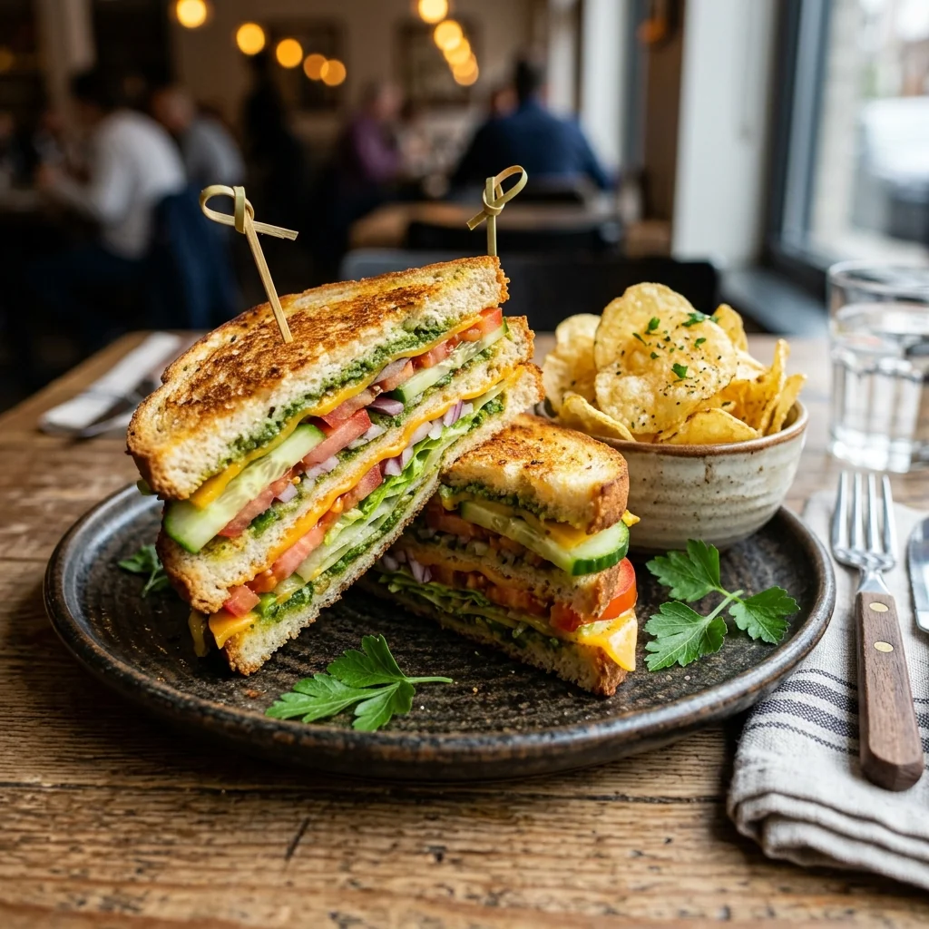 Veg Club Sandwich Grilled